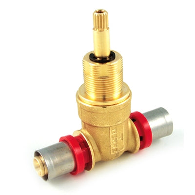 VALVOLA CON VITONE DA INCASSO 2 VIE  PER MULTISTRATO- Diam. 20- TIEMM- pezzi 1