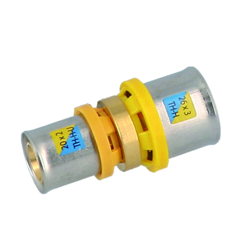 RACCORDO DIRITTO RIDOTTO A PRESSARE PER MULTISTRATO- 20x16- GF- pezzi 1