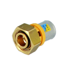 RACCORDO DIRITTO SEDE CONICA O-RING CON GIRELLO SOLO USO GAS- 3/4 x 20- GF- pezzi 1