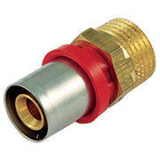 RACCORDO PRESS DIRITTO MASCHIO COMPACT  PER MULTISTRATO- 20 x 2,0 -3/4- TIEMM- pezzi 1
