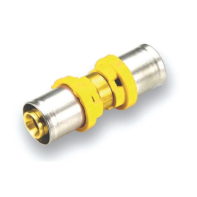 RACCORDO PER MULTISTRATO GAS DIRITTO DOPPIO- Diam. 16- TIEMM- pezzi 1