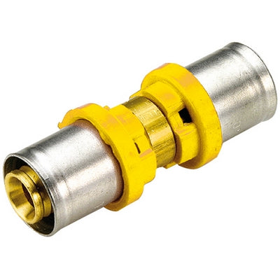 RACCORDO PER MULTISTRATO GAS DIRITTO DOPPIO RIDOTTO- 20x16- TIEMM- pezzi 1