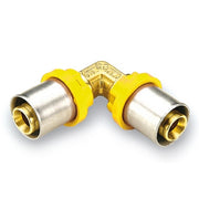 RACCORDO PER MULTISTRATO GAS CURVO DOPPIO- Diam. 32- TIEMM- pezzi 1
