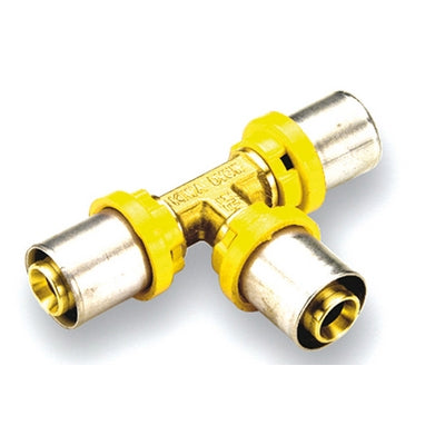 RACCORDO PER MULTISTRATO GAS A  T  RIDOTTO- Diam. 26 x 16 x 20- TIEMM- pezzi 1