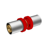 RACCORDO A PRESSARE IKARO DIRITTO DOPPIO- Diam. 20- IKARO- pezzi 1