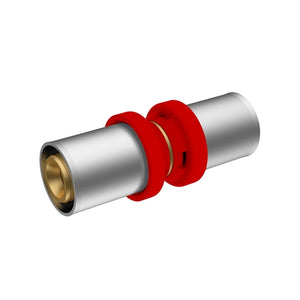 RACCORDO A PRESSARE IKARO DIRITTO DOPPIO- Diam. 20- IKARO- pezzi 1