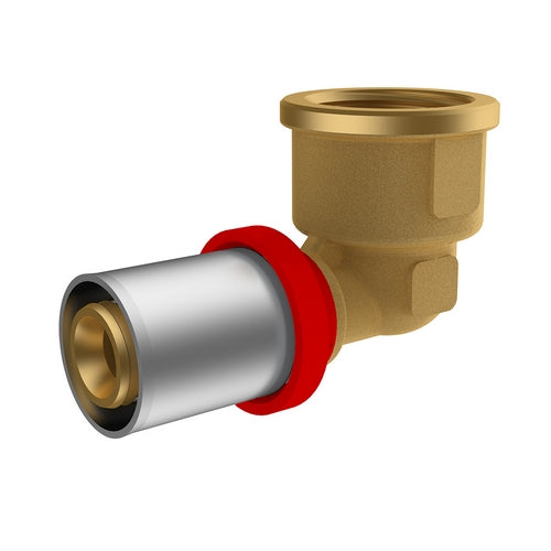 RACCORDO A PRESSARE IKARO CURVO FEMMINA- 1 x 32- IKARO- pezzi 1