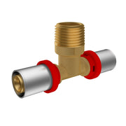 RACCORDO A PRESSARE IKARO A T  MASCHIO- 1/2 x 16- IKARO- pezzi 1