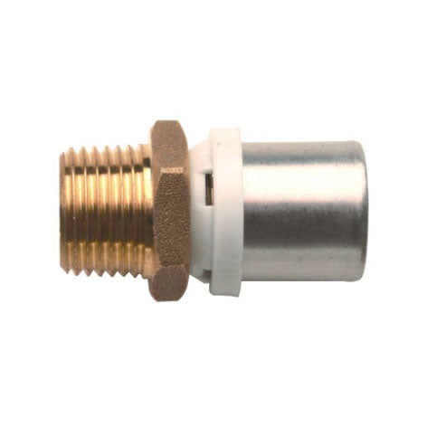 RACCORDO DIRITTO MASCHIO IBP A PRESSARE PER MULTISTRATO- 3/4x26- IBP- pezzi 1