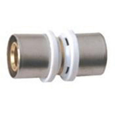 RACCORDO DIRITTO DOPPIO IBP A PRESSARE PER MULTISTRATO- Diam. 20- IBP- pezzi 1