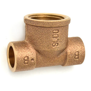 TEE BRONZO  F.  A SALDARE- 3/4 x 22- FRABO- pezzi 1