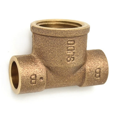 TEE BRONZO  F.  A SALDARE- 1 x 28- FRABO- pezzi 1