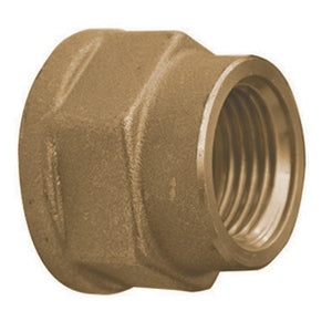 MANICOTTO RIDOTTO DIRITTO FEMMINA/FEMMINA IN OTTONE GIALLO- 1 x 3/4- TIEMM- pezzi 1