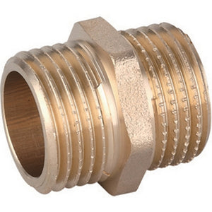 NIPPLE DIRITTO MM OTTONE GIALLO- 3/8- TIEMM- pezzi 1