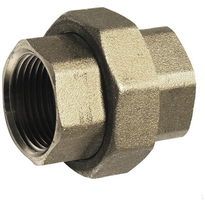 RACCORDO DIRITTO FF 3 PEZZI OTTONE GIALLO- 1/2- TIEMM- pezzi 1