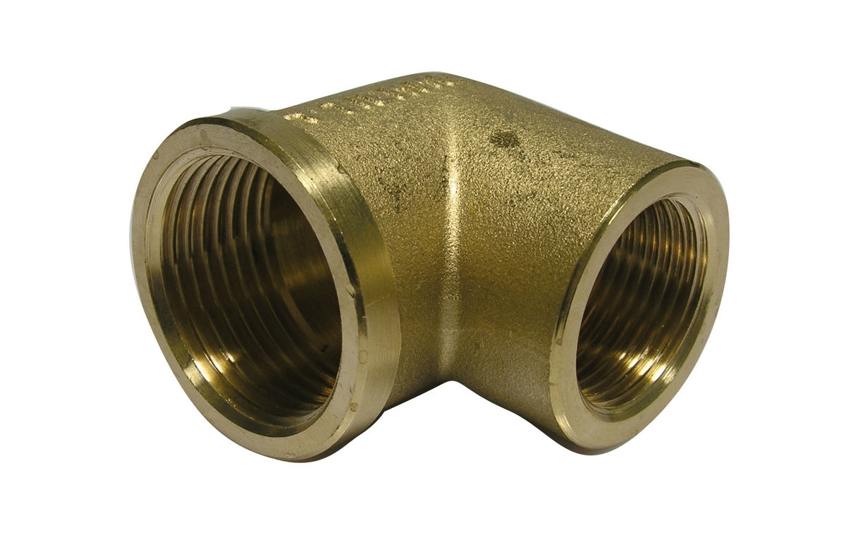 GOMITO RIDOTTO FF IN OTTONE GIALLO- 3/4 x 1/2- TIEMM- pezzi 1