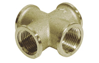 CROCE FEMMINA IN OTTONE GIALLO- Diam. 1/2- TIEMM- pezzi 1