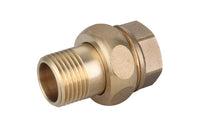 RACCORDO DIRITTO MF 3 PEZZI OTTONE GIALLO IBP- 1- IBP- pezzi 1