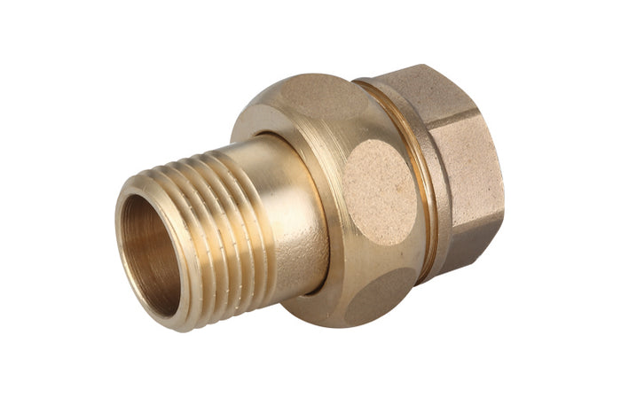 RACCORDO DIRITTO MF 3 PEZZI OTTONE GIALLO IBP- 2- IBP- pezzi 1