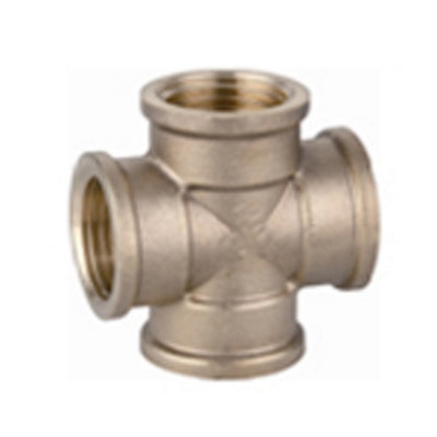 CROCE FILETTATA FFFF IN OTTONE GIALLO IBP- 1- IBP- pezzi 1