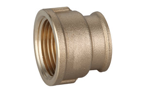 MANICOTTO RIDOTTO DIRITTO FF IN OTTONE GIALLO IBP- 3/4 x 1/2 -CONF- FAIDF- pezzi 1