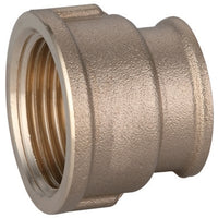 MANICOTTO RIDOTTO DIRITTO FF IN OTTONE GIALLO IBP- 1 x 1/2 -CONF- FAIDF- pezzi 1