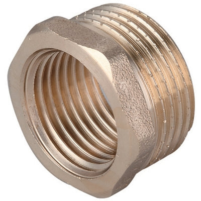 RIDUZIONE MF IN OTTONE GIALLO IBP- 3/4 x 3/8 -CONF- FAIDF- pezzi 1