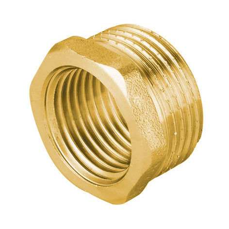 RIDUZIONE MF IN OTTONE GIALLO PESANTE IBP- 1 x 1/2- IBP- pezzi 1