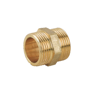 NIPPLE DOPPIO MM IN OTTONE GIALLO- 3/8- CAVAL- pezzi 1