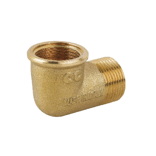 GOMITO MF IN OTTONE GIALLO- 1- CAVAL- pezzi 1