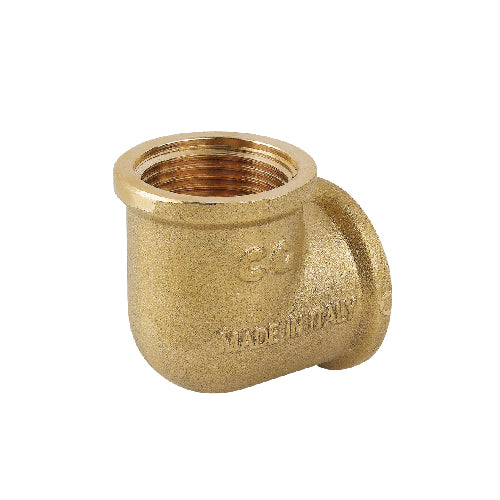 GOMITO FF  IN OTTONE GIALLO- 11/2- CAVAL- pezzi 1