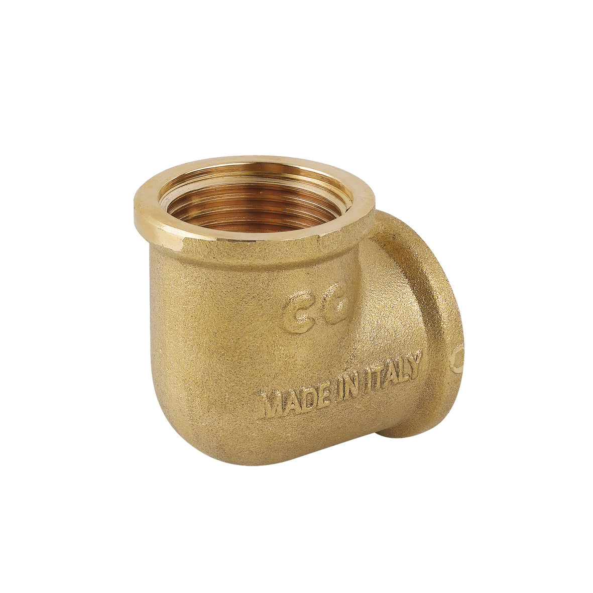 GOMITO FF  IN OTTONE GIALLO- 2- CAVAL- pezzi 1