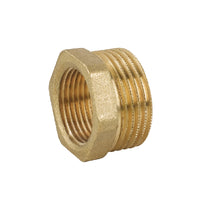 RIDUZIONE MF IN OTTONE GIALLO- 1/2 x 1/4- CAVAL- pezzi 1