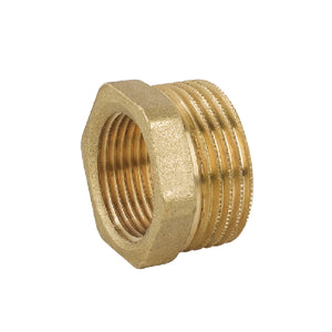 RIDUZIONE MF IN OTTONE GIALLO- 11/4 x 1- CAVAL- pezzi 1