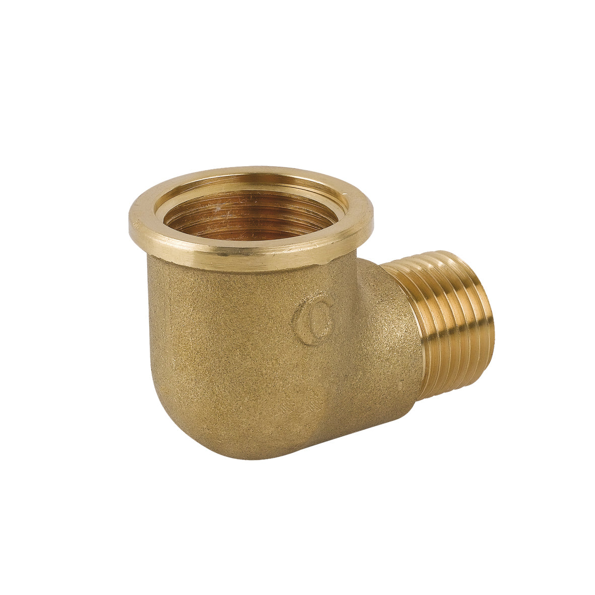 GOMITO RIDOTTO MF IN OTTONE GIALLO- 3/4 x 1- CAVAL- pezzi 1