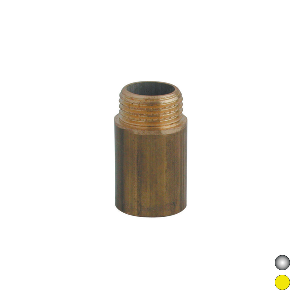 PROLUNGA IN BARRA OTTONE- 1/2 x 80 Giallo- RINAL- pezzi 1
