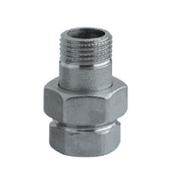 RACCORDO DIRITTO 3 PEZZI NICHELATO- 1/2 Cromo- RINAL- pezzi 1