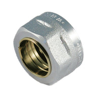 DADO CROMATO CON OGIVA E GUARNIZIONE PER TUBO RAME- 1/2 x 14- TIEMM- pezzi 1