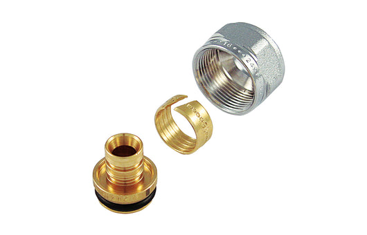 ADATTATORE CROMO PER TUBO MULTISTRATO- 20x2- TIEMM- pezzi 1