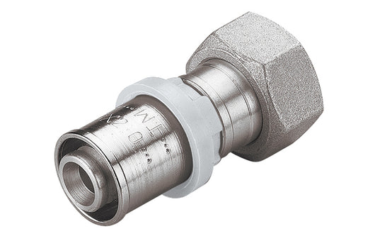 RACCORDO CROMO DIRITTO CON GIRELLO- 20x2- TIEMM- pezzi 1