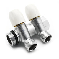 COLLETTORE LINEARE CON RUBINETTI D'ARRESTO 2 DERIVAZIONI- 3/4 x 1/2- TIEMM- pezzi 1