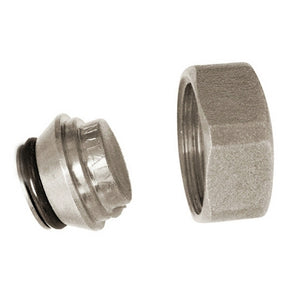 TAPPO TERMINALE CROMO- 24 x 19 fil (diam.18)- TIEMM- pezzi 1