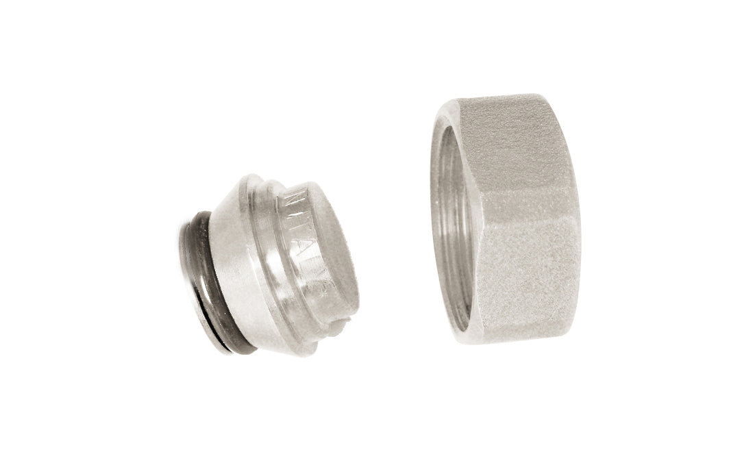 TAPPO TERMINALE CROMO- 24 x 19 fil (diam.18)- TIEMM- pezzi 1