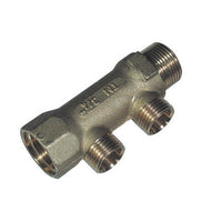 COLLETTORE MF DA 3/4 x 1/2 PER OGIVA TEFLON- 2 Vie- TIEMM- pezzi 1