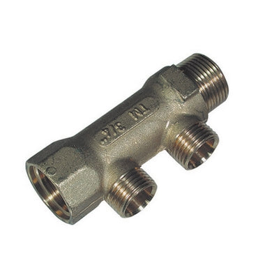 COLLETTORE MF DA 3/4 x 1/2 PER OGIVA TEFLON- 2 Vie- TIEMM- pezzi 1