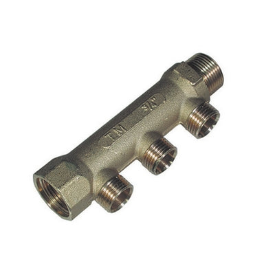 COLLETTORE MF DA 3/4 x 1/2 PER OGIVA TEFLON- 3 Vie- TIEMM- pezzi 1