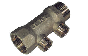 COLLETTORE MF DA 1 x 1/2 PER OGIVA TEFLON- 2 Vie- TIEMM- pezzi 1