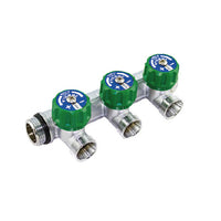 COLLETTORI CON RUBINETTI D'ARRESTO MAXIMA CORNER- 3/4 2 vie  24x19fil D.16- TIEMM- pezzi 1