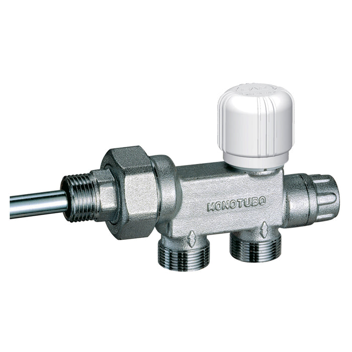 VALVOLA MONOTUBO TERMOSTATIZZABILE CROMATA (FAR)- 3/4 x 12- FAR- pezzi 1