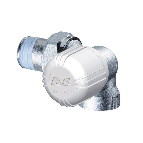 VALVOLA TERMOSTATIZZABILE A SQUADRA SX FERRO- 3/8- FAR- pezzi 1